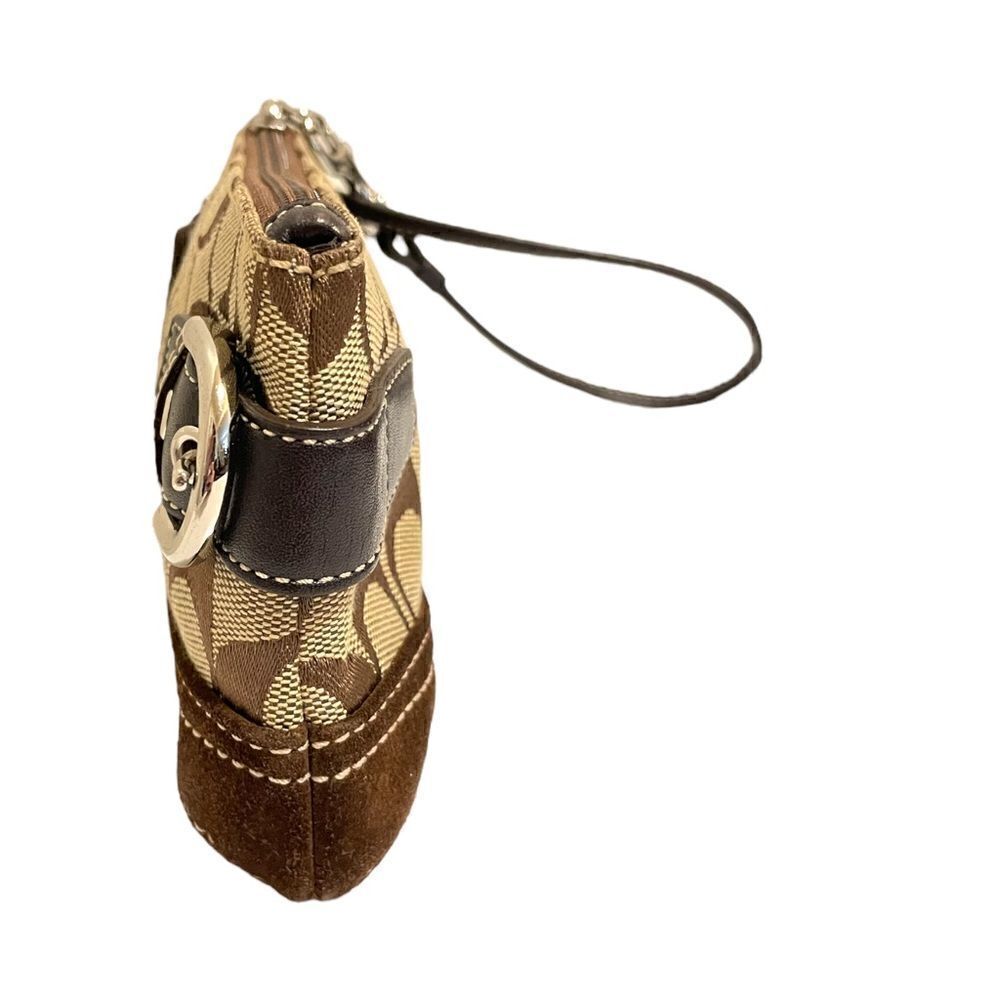 COACH Monogram Small Shoulder Bag & COACH Monogram Wristlet - Picture 9 of 16